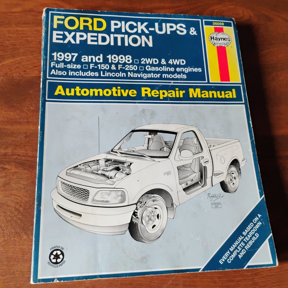 Haynes 1997 1998 Ford‎ Pickups Expedition Lincoln Navigator Auto Repair Manual